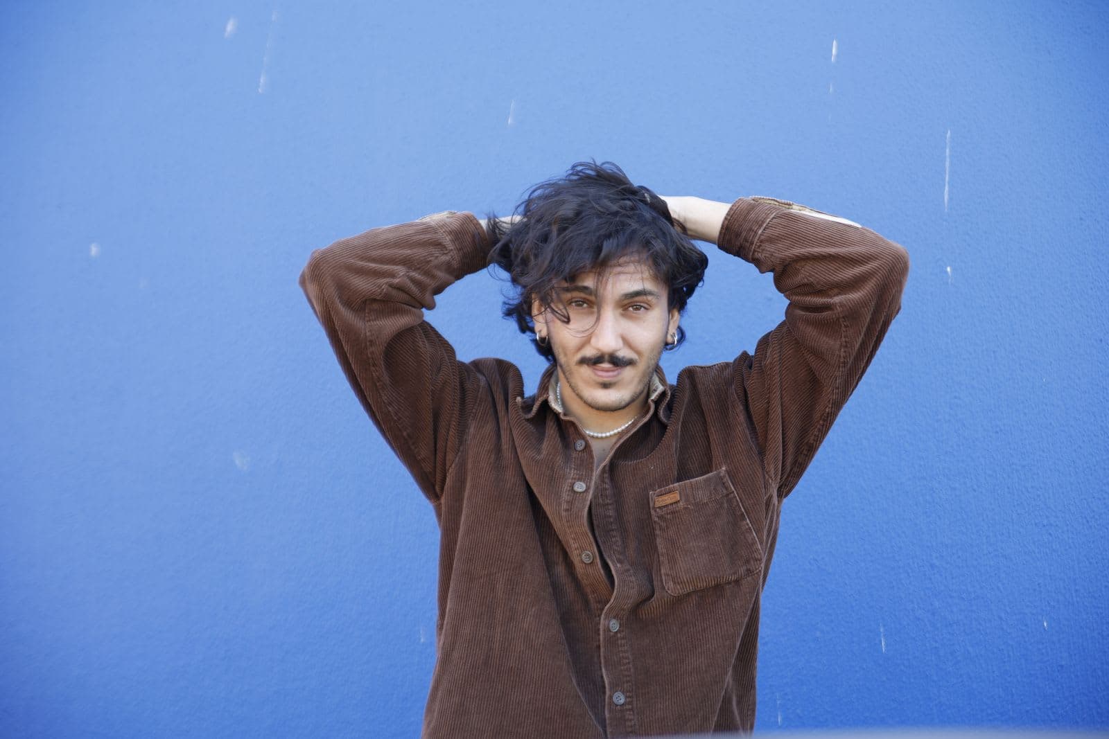 Corduroy Overshirt in Tobacco